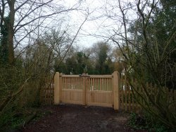 Gates for Wildlife Enclosure by Jennie Kettlewell